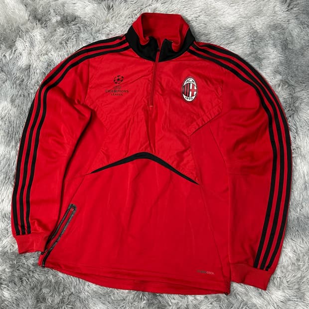 아디다스 ac밀란 10-11 하프넥 트랙탑 L