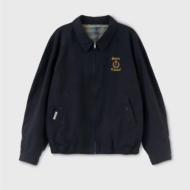 새상품) 헤리티지플로스 25ss 블루종 네이비 M