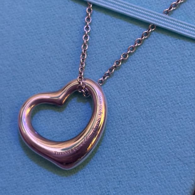 <Tiffany.co 정품> 실버 상태 A급 엘사퍼레티 22mm 네크리스