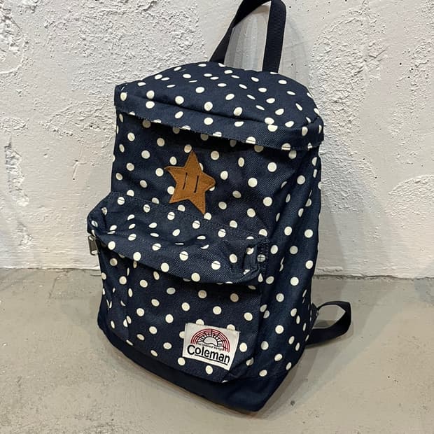 Coleman 도트 땡땡이 백팩 