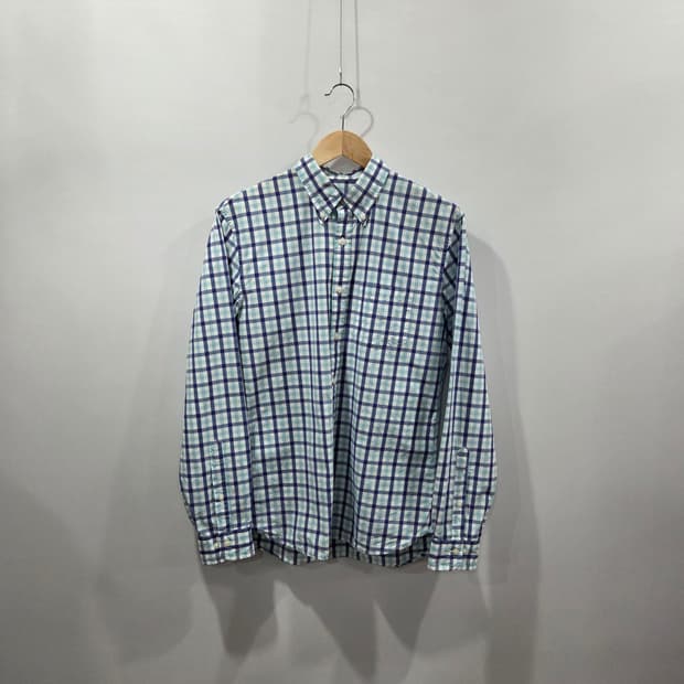 브룩스브라더스 버튼다운 체크셔츠 M