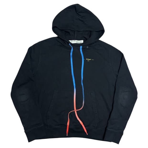 [정품] 오프화이트 아크릴 에로우 후드티 XL