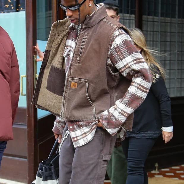 빈티지 칼하트 쉐르파 브라운 베스트 "M" (433)