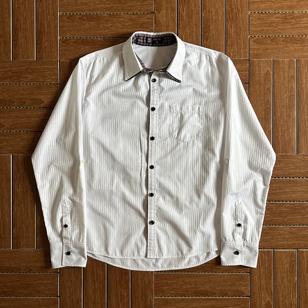 Michel Klein homme striped cotton shirts