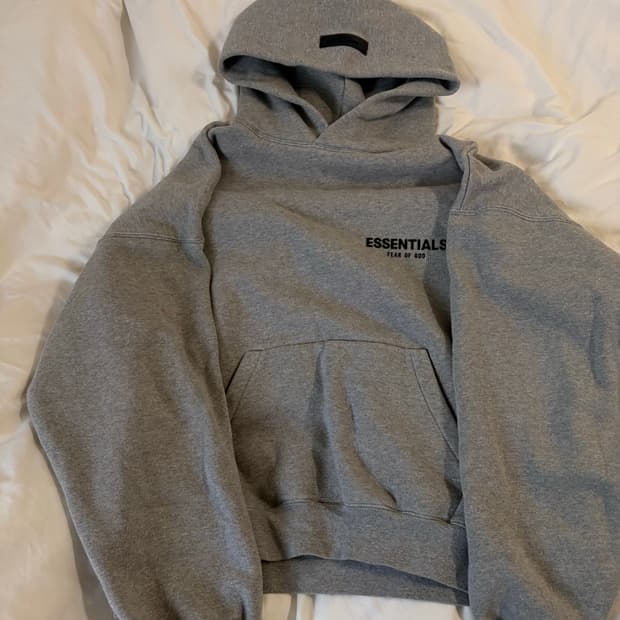 에센셜 후드 다크 오트밀 M사이즈