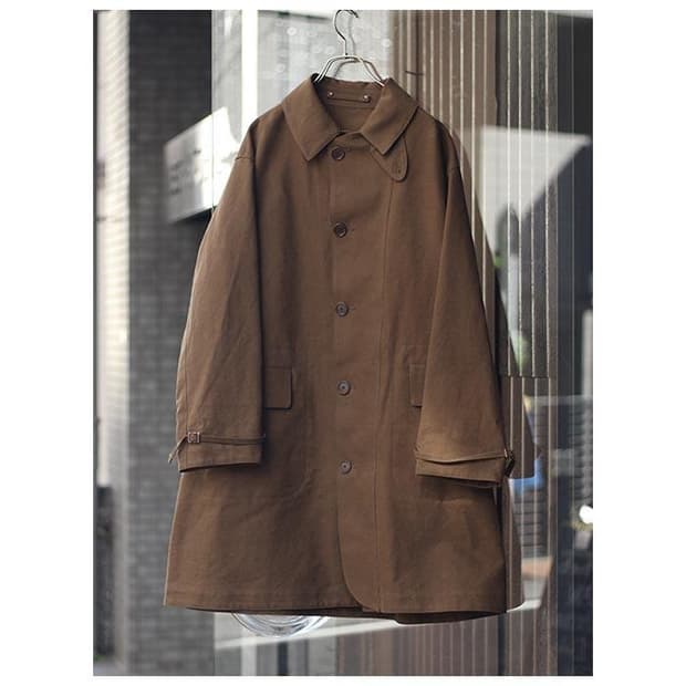 [3] 아프레쎄 모터사이클 하프코트 브라운