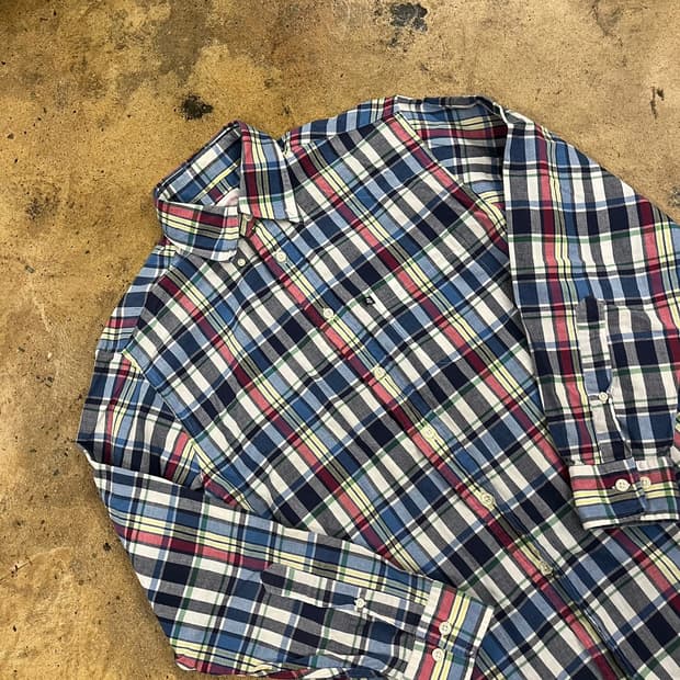 [정품/S] 브룩스 브라더스 체크 셔츠 b18