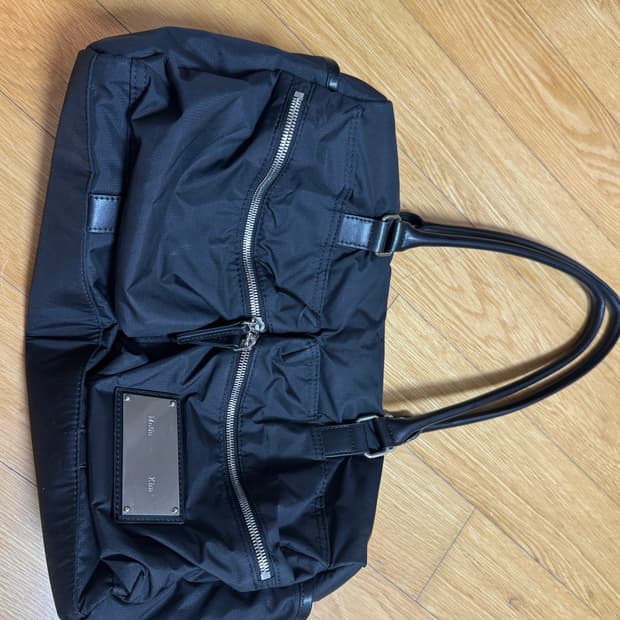 마뗑킴 카고 토트백 블랙