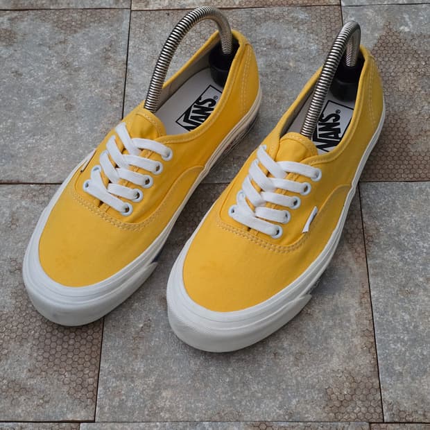 (260)반스 어센틱 44 dx 애너하임 사이드월 프린트 스니커즈