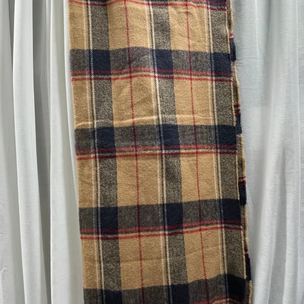 koe/ 체크 머플러 베이지/ 프리