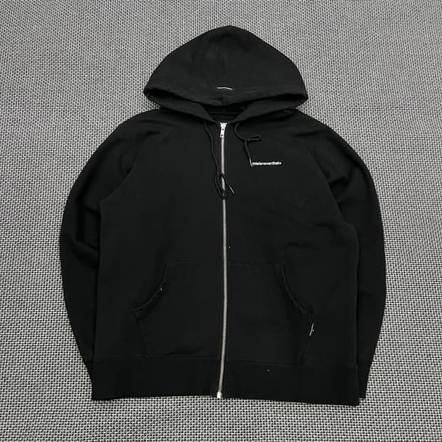 디스이즈네버댓 블랙 후드집업