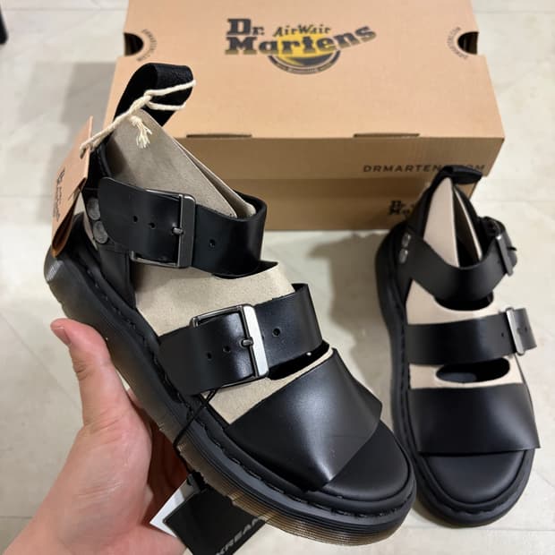 새상품(230)닥터마틴 그리폰 브란도 레더 글래디에이터 샌들