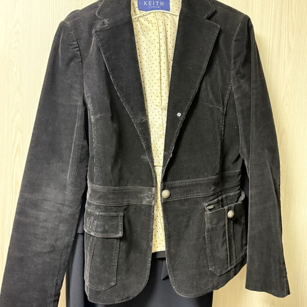 키스 코듀로이 자켓