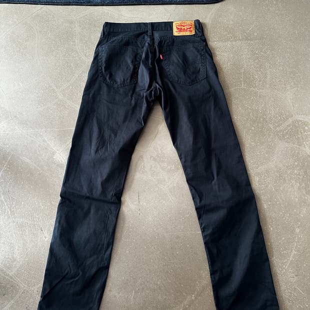 Levi’s 505 Black Cotton Pants