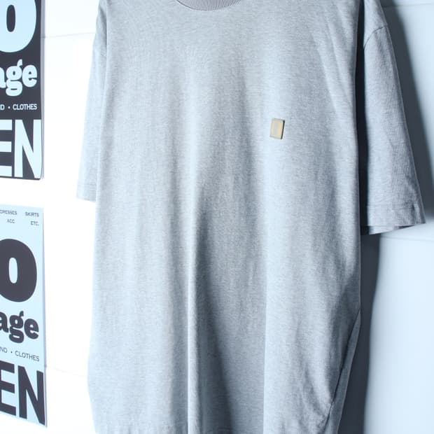 (XL-2XL) 솔리드옴므 반팔 티셔츠 빅사이즈 스몰로고-H36170