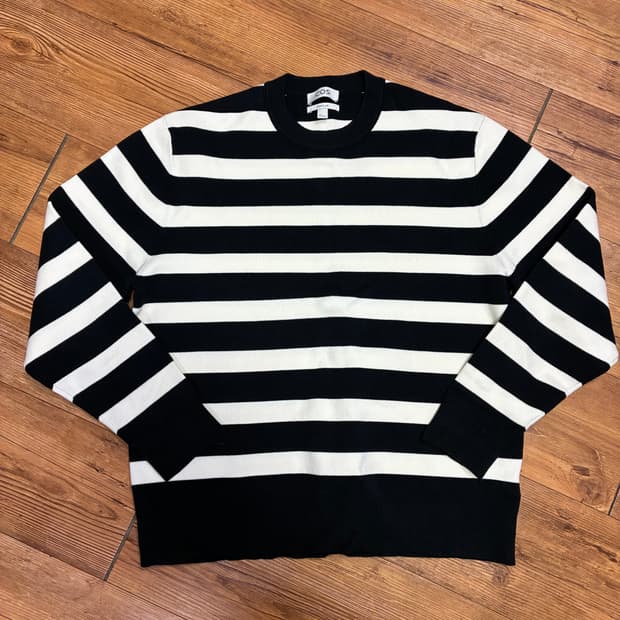 COS 코스 스트라이프 니트