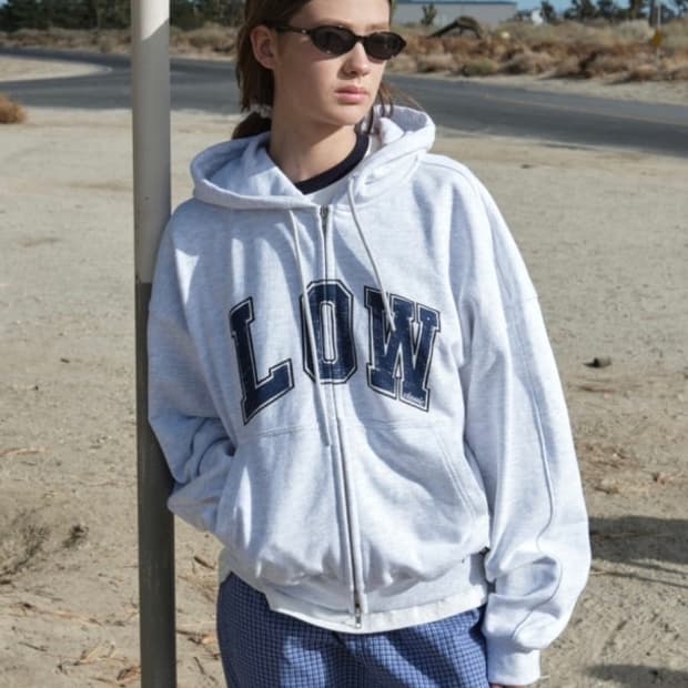 로우클래식 후드집업