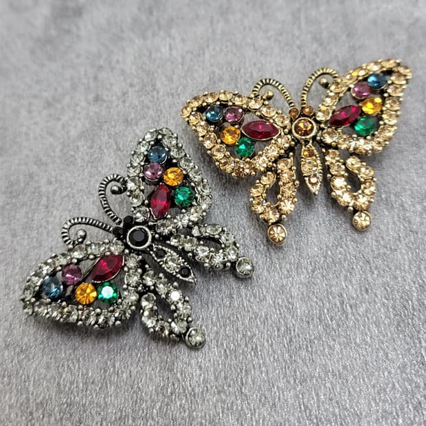 butterfly brooch set