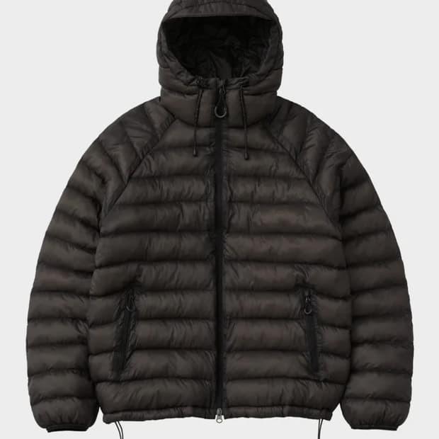 [L] 수아레 라이트 시어쉘 패딩 점퍼 브라운