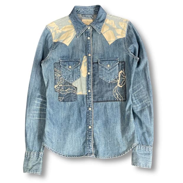 데님앤서플라이 랄프로렌 웨스턴 데님 셔츠 XS