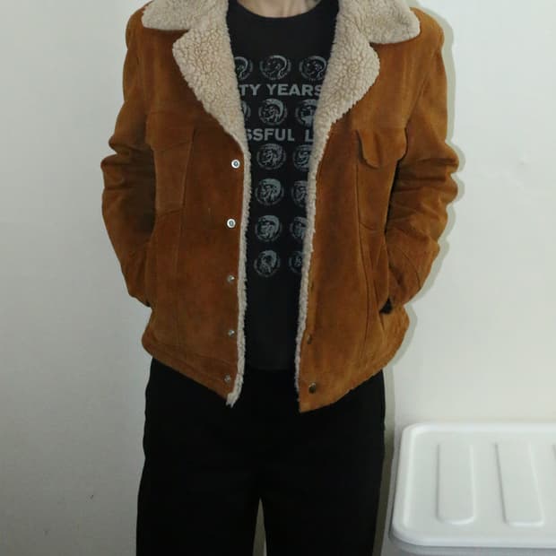 70s  Sears 시어링 스웨이드 자켓