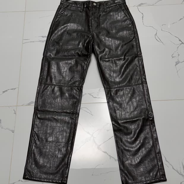 라벨 아카이브 faux leather pants dark brown
