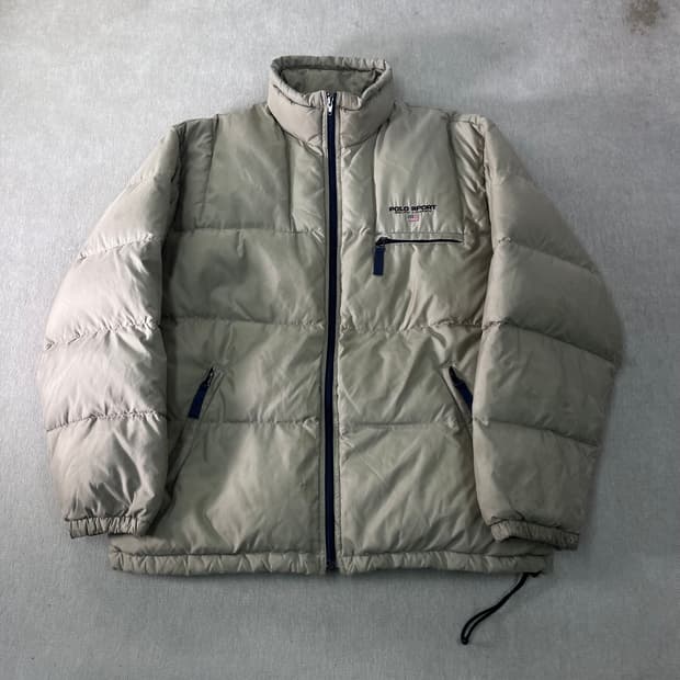 105 폴로랄프로렌 스포츠 덕다운 성조기 패딩