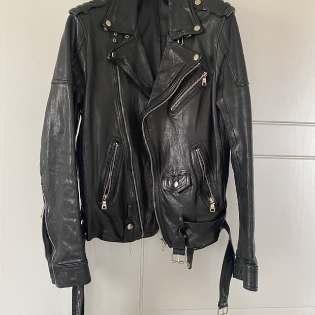 램스킨 레더 자켓