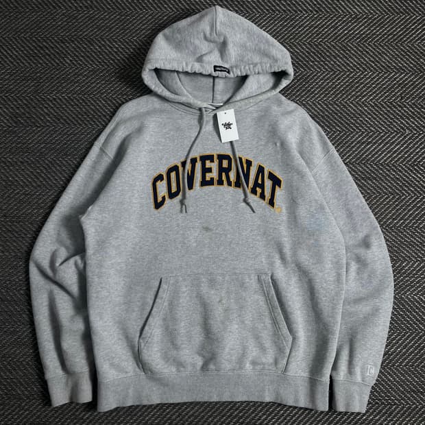 커버낫 빅로고 박시핏 후드 티셔츠o 3711