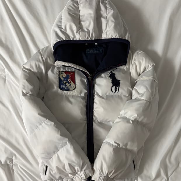 폴로 빅포니 프랑스 패딩 화이트 (유일매물)