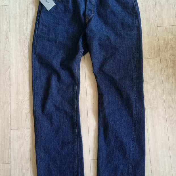 시오타 Ciota 스트레이트 데님 인디고 원워시 34사이즈