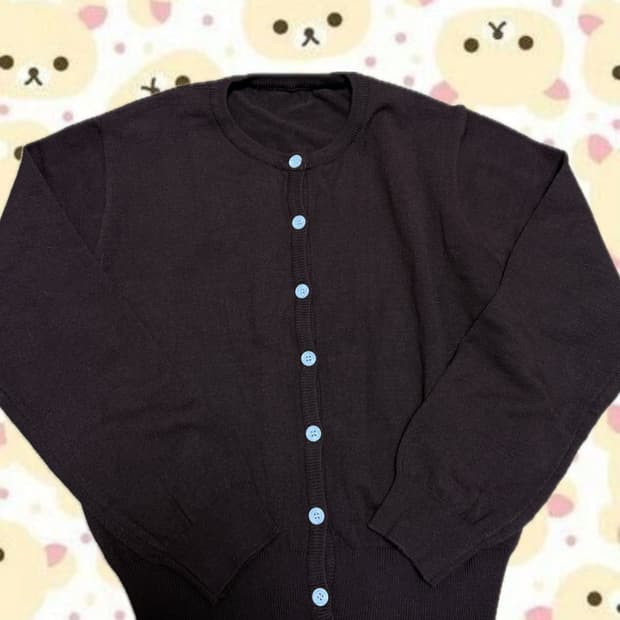 빈티지 브라운 가디건