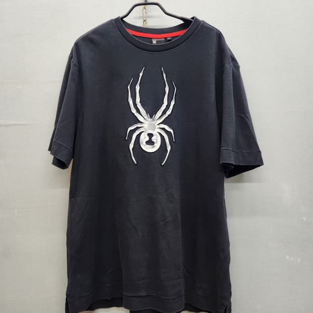 스파이더 홀로그램 빅로고 반팔티 XL(XL)