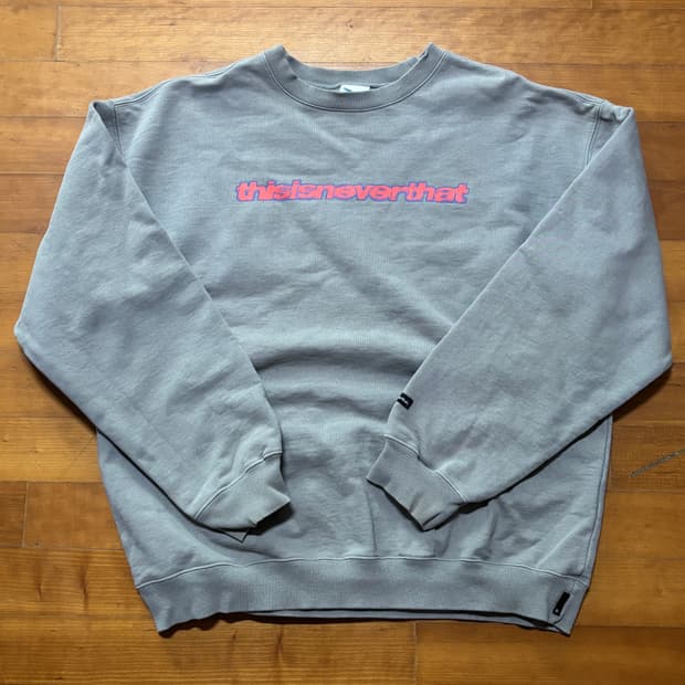 thisisneverthat sweat shirts L size