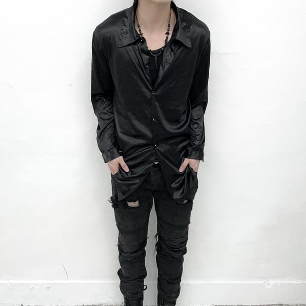 V-kei Python pattern shirts