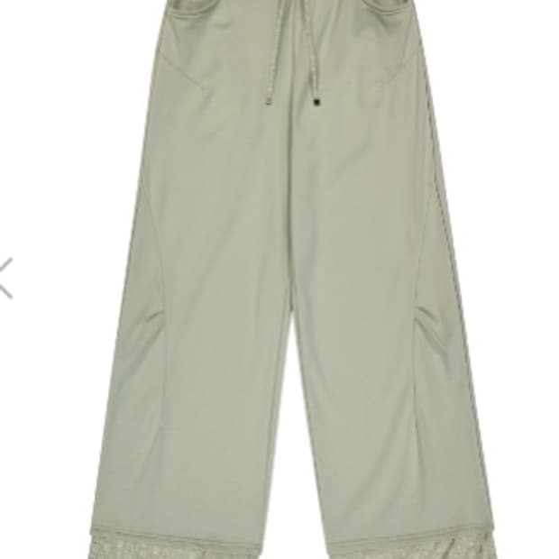 오호스 OJOS Double-Waisted Jersey Pants 
