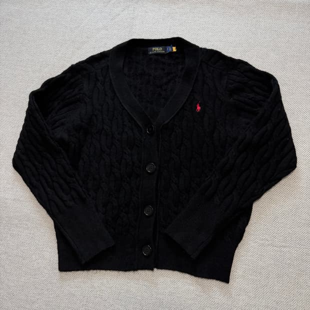 폴로 랄프로렌 케이블 니트 가디건