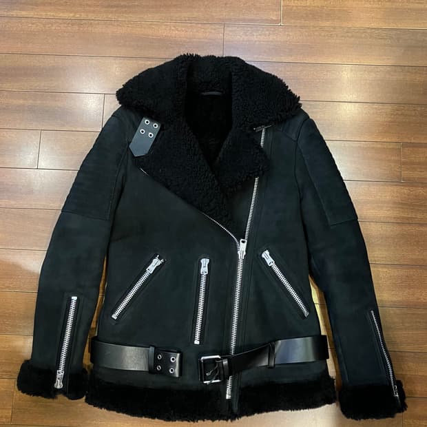 올세인츠 시어링 무스탕자켓 