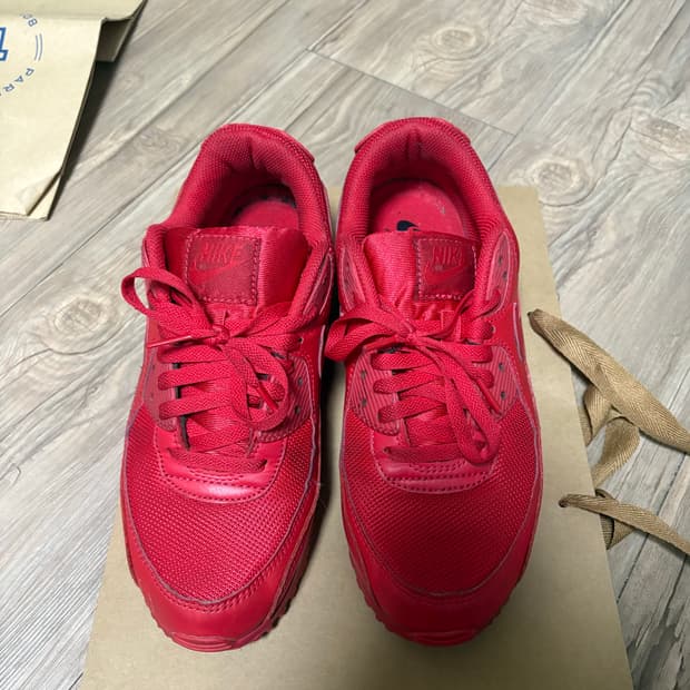 나이키 에어맥스 90 레드 265mm