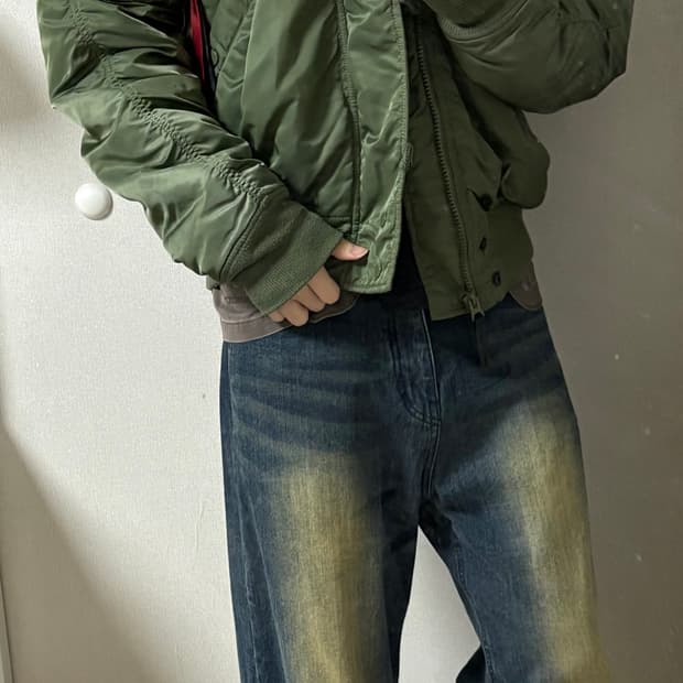 에즈카톤 오프닝 데님팬츠 블루