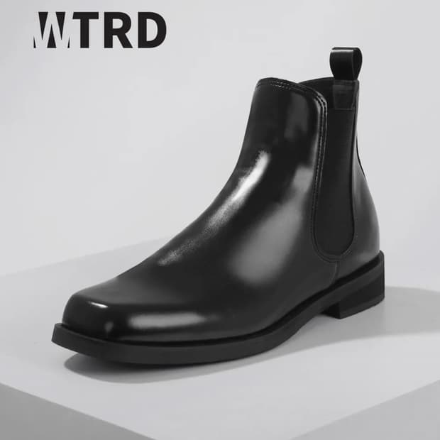 위더로드 스퀘어토 첼시부츠 블랙 265