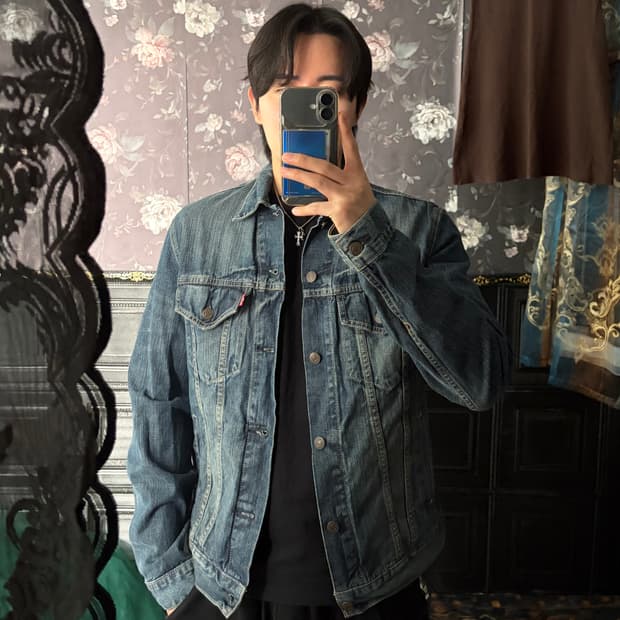 a148) 리바이스 청자켓