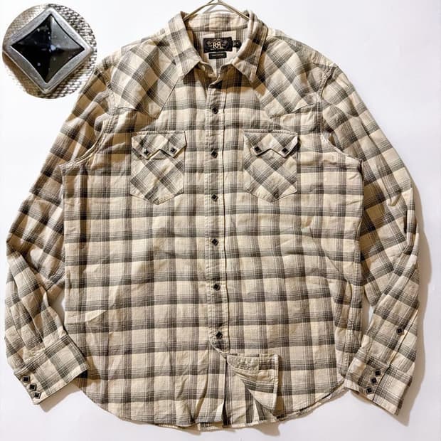 RRL 웨스턴셔츠