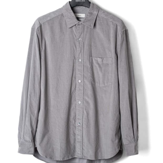 [Ourselves] Washed Corduroy Relaxed 셔츠