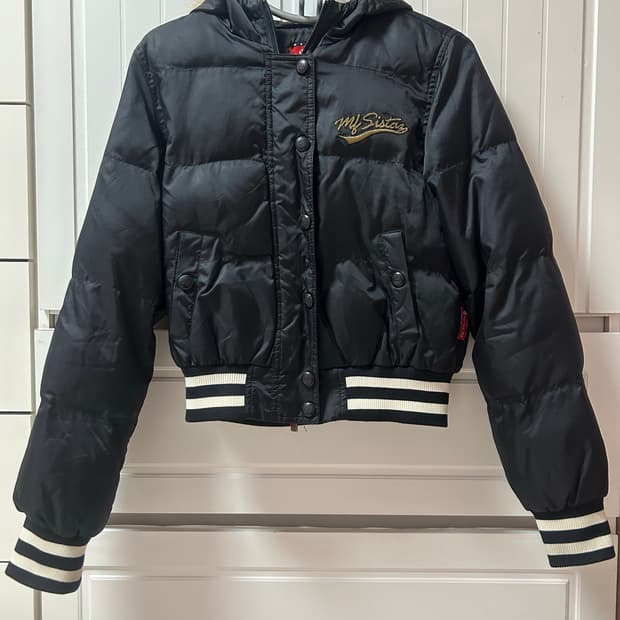 Y2K 블랙 패딩 일본 빈티지 reche 데스라이즈 shop502