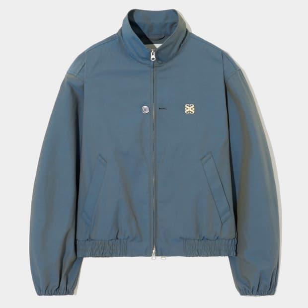 세터 레체 투톤 집업 자켓 에메랄드 블루