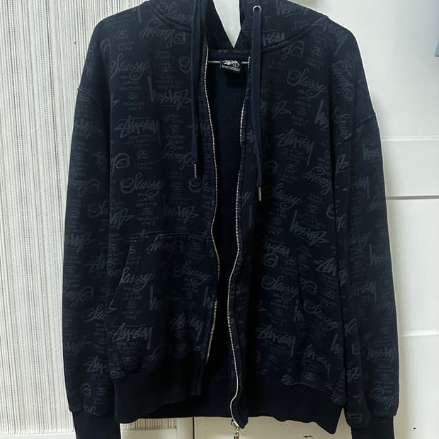 00s 스투시 올 로고 후드집업