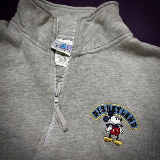 [00s Disneyland Resort Mickey Half-Zip S
