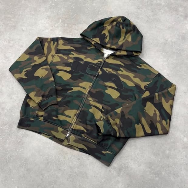 ida camo zip up