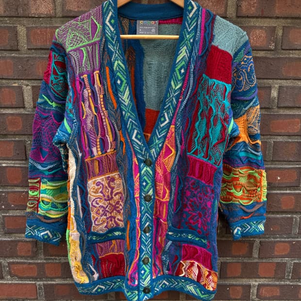 COOGI 3D Knit Cardigan Made in Australia